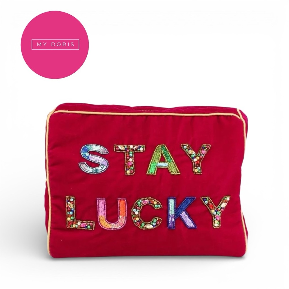 My Doris Stay Lucky Wash Bag